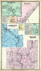 Aurelius Township, Salem Township, Macksville, Elba, Warner, Bonn, Washington County 1875